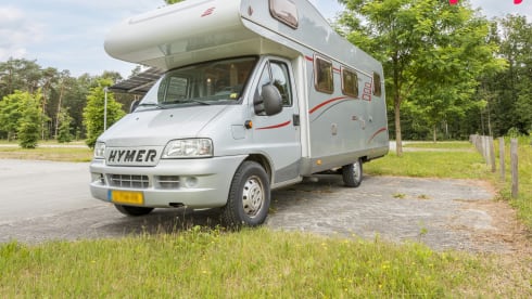 Alcôve Hymer 4 personnes de 2006