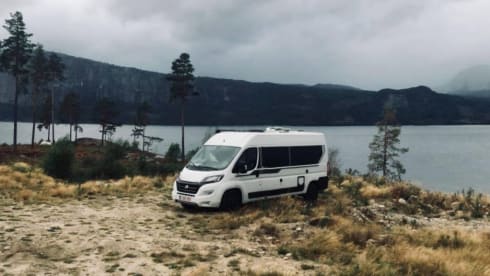 Experience the freedom of a compact bus camper