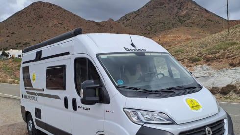 Camper4spain – 2p Benivan Fiat 2021 South Spain, Malaga. FLY AND DRIVE
