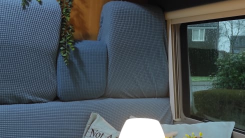 Cosy and compact 2p Ford Pösll campervan.