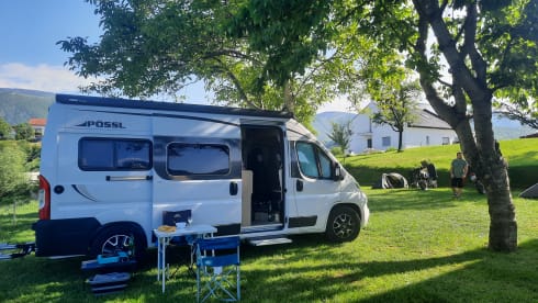 Go on a road trip with our new Pössl camper van