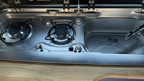 Charlie – Newly converted VW  automatic long wheelbase camper 
