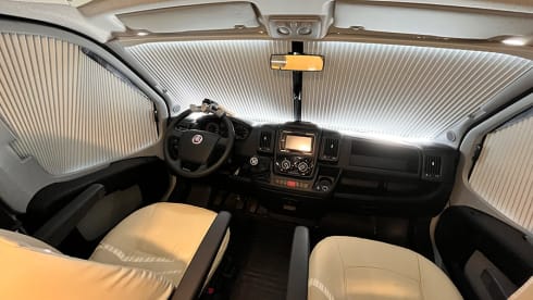 4 person Roller Team semi-integrated camper from 2014