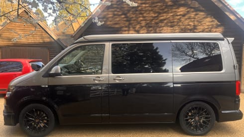 4 berth Volkswagen campervan from 2018