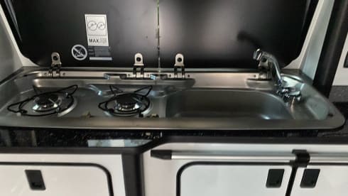Fin – 4 berth 2020 Volkswagen T6.1 campervan with pop top 
