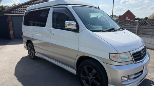 4 berth Mazda campervan from 2017
