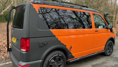 (VW004) 2023 VW T6 'Rebellion' Camper Van - sleeps 2 adults plus 2 children