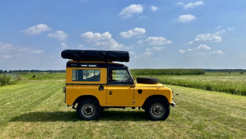 Kamperen in een echt oud land rovertje