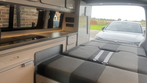 4 berth Volkswagen campervan from 2018