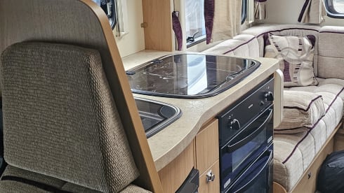Elddis Prestige Motorhome 4 Berth Overcab Bed U-Shaped Lounge