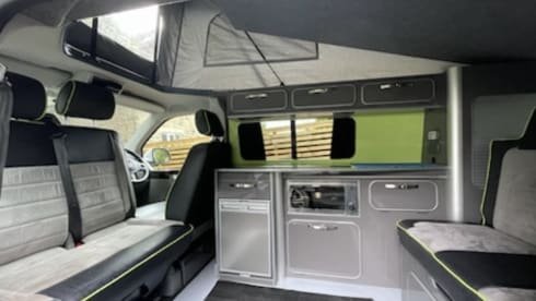 4 berth Volkswagen campervan from 2013