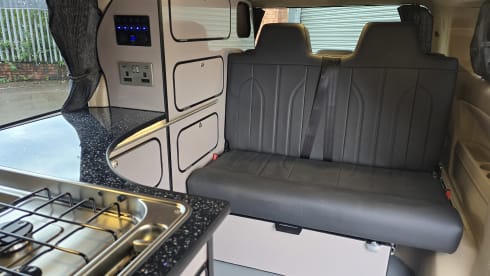 Ebony – 4 berth Toyota campervan from 2009