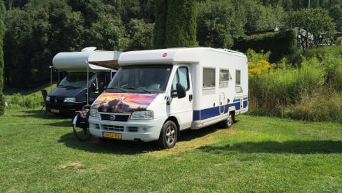 Pandabeer. – Unieke rust gevende Familie camper 4p