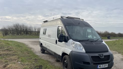 peggy  – 2 berth Peugeot off grid camper van