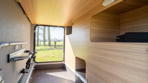 Beautiful Dethleffs semi-integrated camper