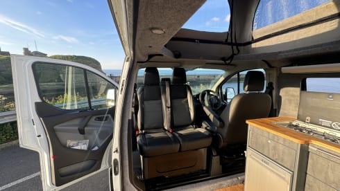 Poppy the pop top – 2 berth + 2 Kids Ford camper van 2018
