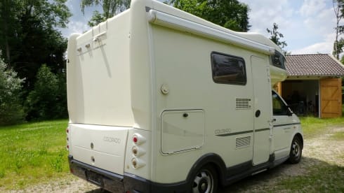 Colorado – Kompakter Camper, kurze Aussenmaße, aber trotzdem mit allem ausgestattet. 