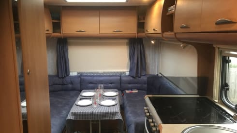 Family motorhome.  – Swift Overcab from 2005