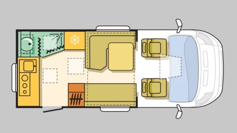 Beautiful compact but spacious camper ADRIA Matrix 590SG