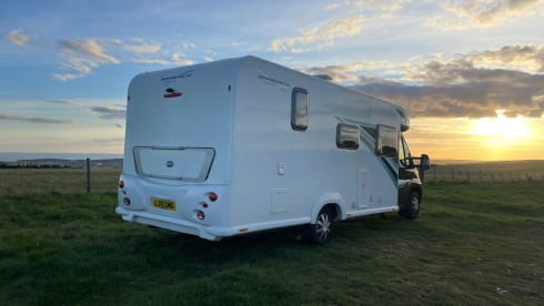 Modern 4 berth Bailey Approach Autograph 2015