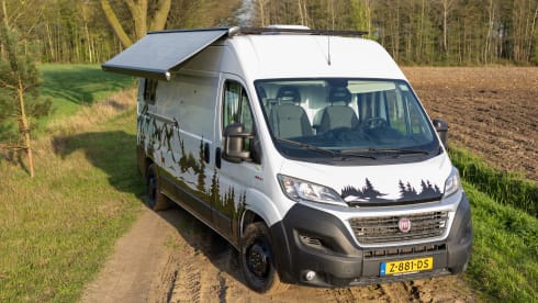 3p Fiat campervan uit 2018