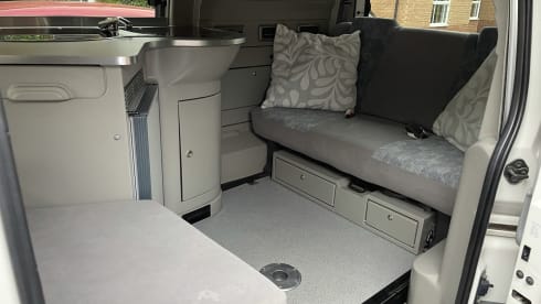 Bertyventurer – 4 berth Mazda bongo to hire with awnings let your adventure begin here