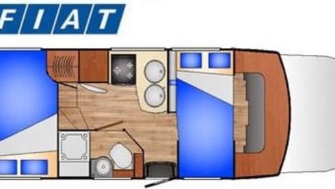 Spacious Benimar Perseo 540 with 3 liter engine 157 hp