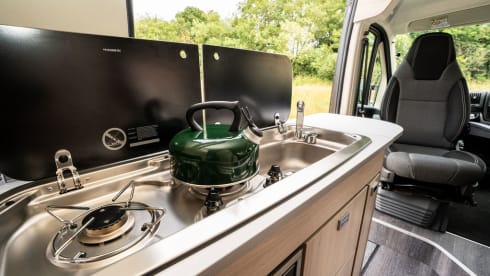 Tony – AUTOTRAIL 67 perfect for couples. Can sleep 4 with driveaway tent.