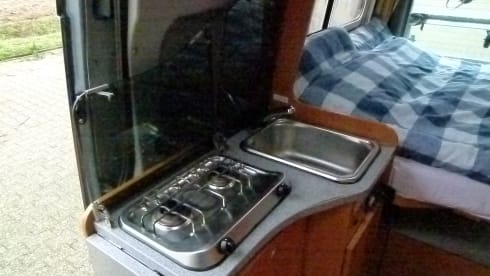 Nice Dethleffs bus camper for 2 adults and 1 child