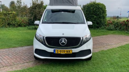 Elektrische Mercedes EQV Tonke, Kampeerauto van het jaar 2023! – Model Adventurer 3 from 2023 (also for sale)