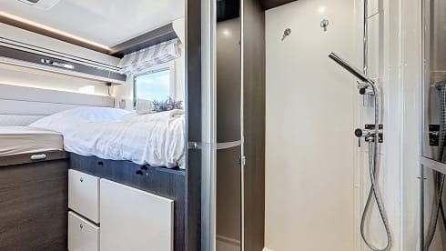 Gloednieuwe Alcove voor 4 personen voorzien van alle comfort! 