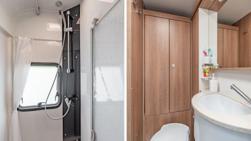 Enjoy our luxurious Dethleffs Trend '18, low length beds, delivery service