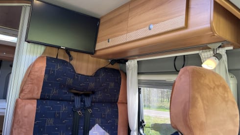  Pössl 2Win Fixed bed, Air conditioning, Single beds - Kingsize bed