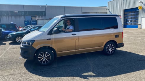Aloha beach camper Gold – VW T6 California