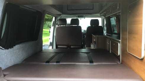 4 berth Volkswagen campervan from 2013