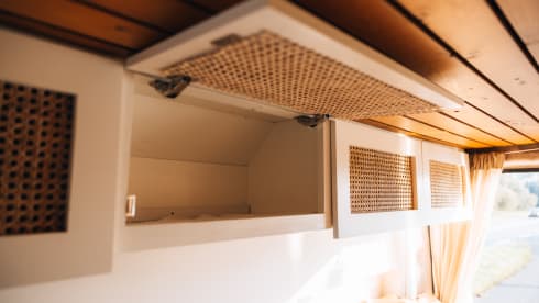 Luxurious campervan with stylish interior