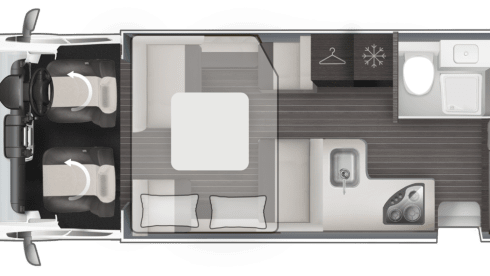 2025 Roller Team 707 Auto  – 2025 5 posti letto/Auto, cuccette, ampio salone  