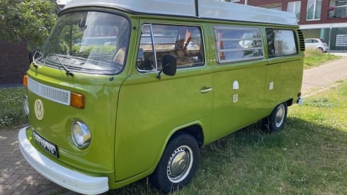 Beautiful vintage Volkswagen T2 camper from 1976