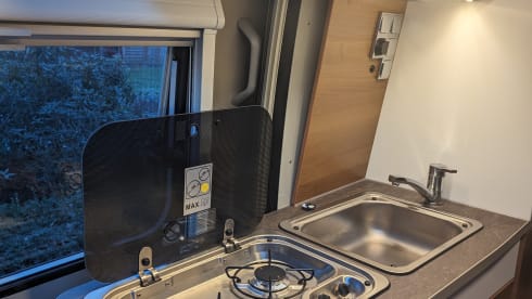 2p Knaus Vantourer bus from 2022 with spacious garage
