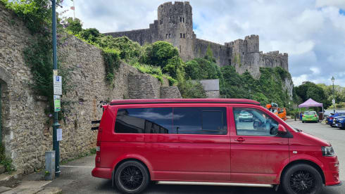 Red Dragon – 4 berth Volkswagen campervan from 2014