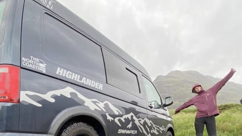 Highlander – Insurance inc ultimate Vw camper from Edinburgh Airport Insurance Included