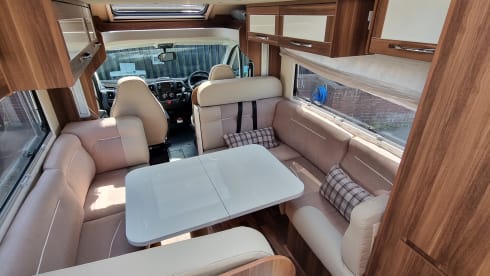 The Family One  – Spacious 6 berth automatic 2018 Roller Team motorhome