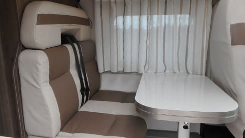 Bavaria, 2 sleeping, 4 seating.