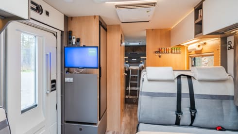 Spacious and luxurious 2-person semi-integrated from 2023