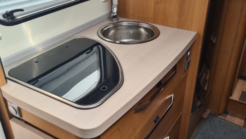 Nice Chausson bus camper with length bed