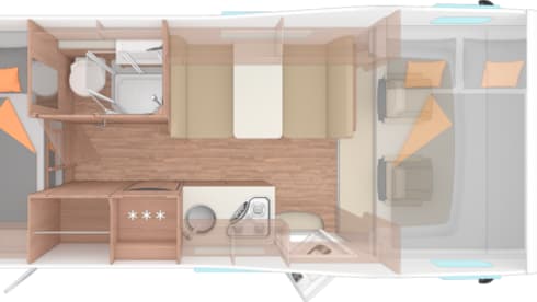 YN24 AWW - 6 berth Weinsberg 600 DKG Romford 