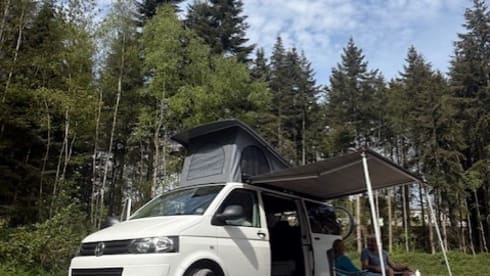 4 berth Volkswagen campervan from 2014