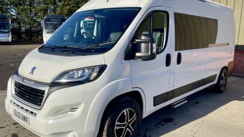 Four berth 4 seat Campervan