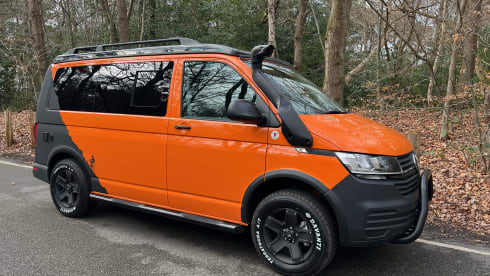 (VW004) 2023 VW T6 'Rebellion' Camper Van - sleeps 2 adults plus 2 children