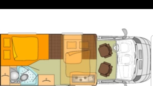 Beautiful, very comfortable camper, available for rent